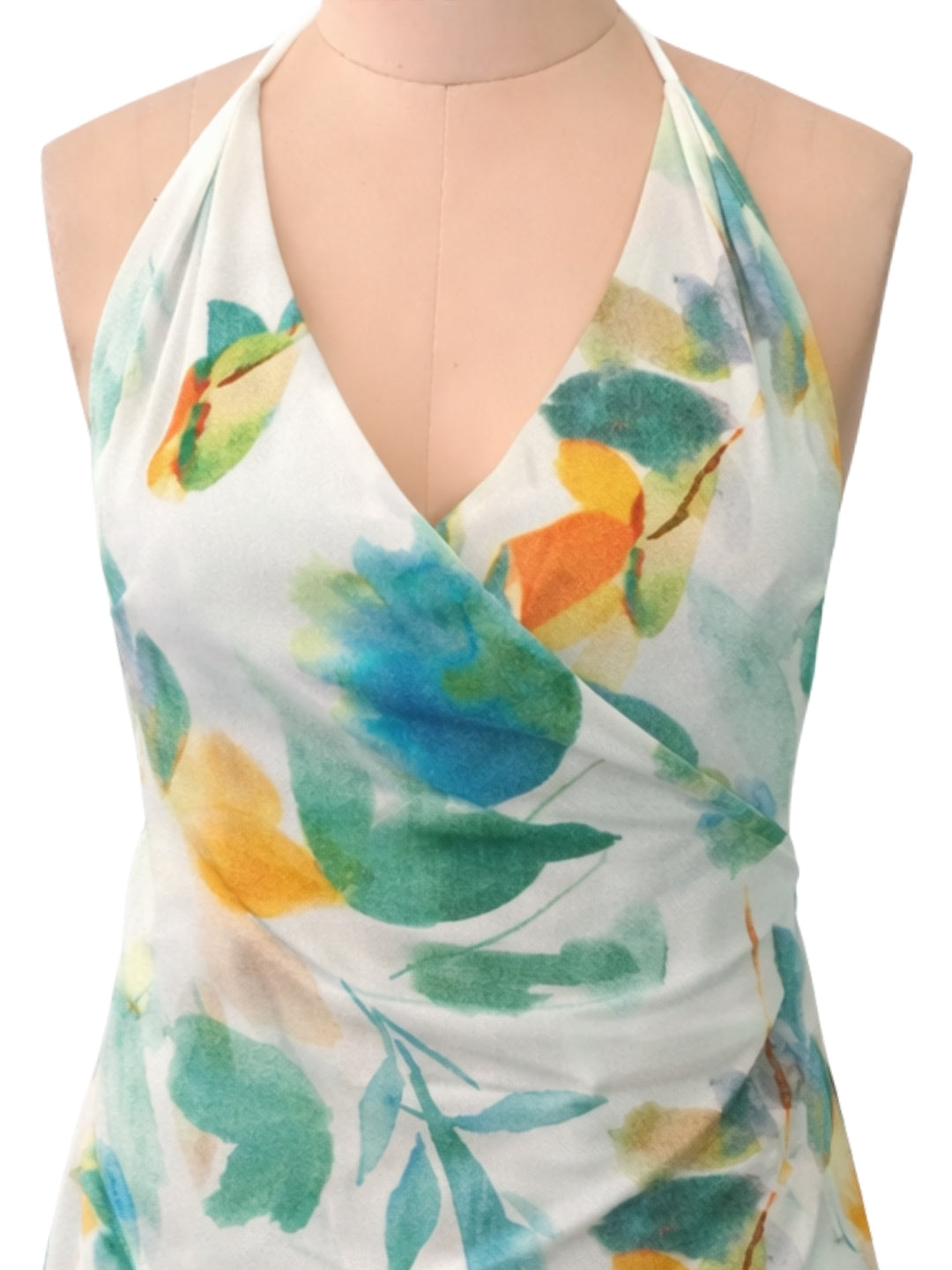 Cream Floral Mini Dress