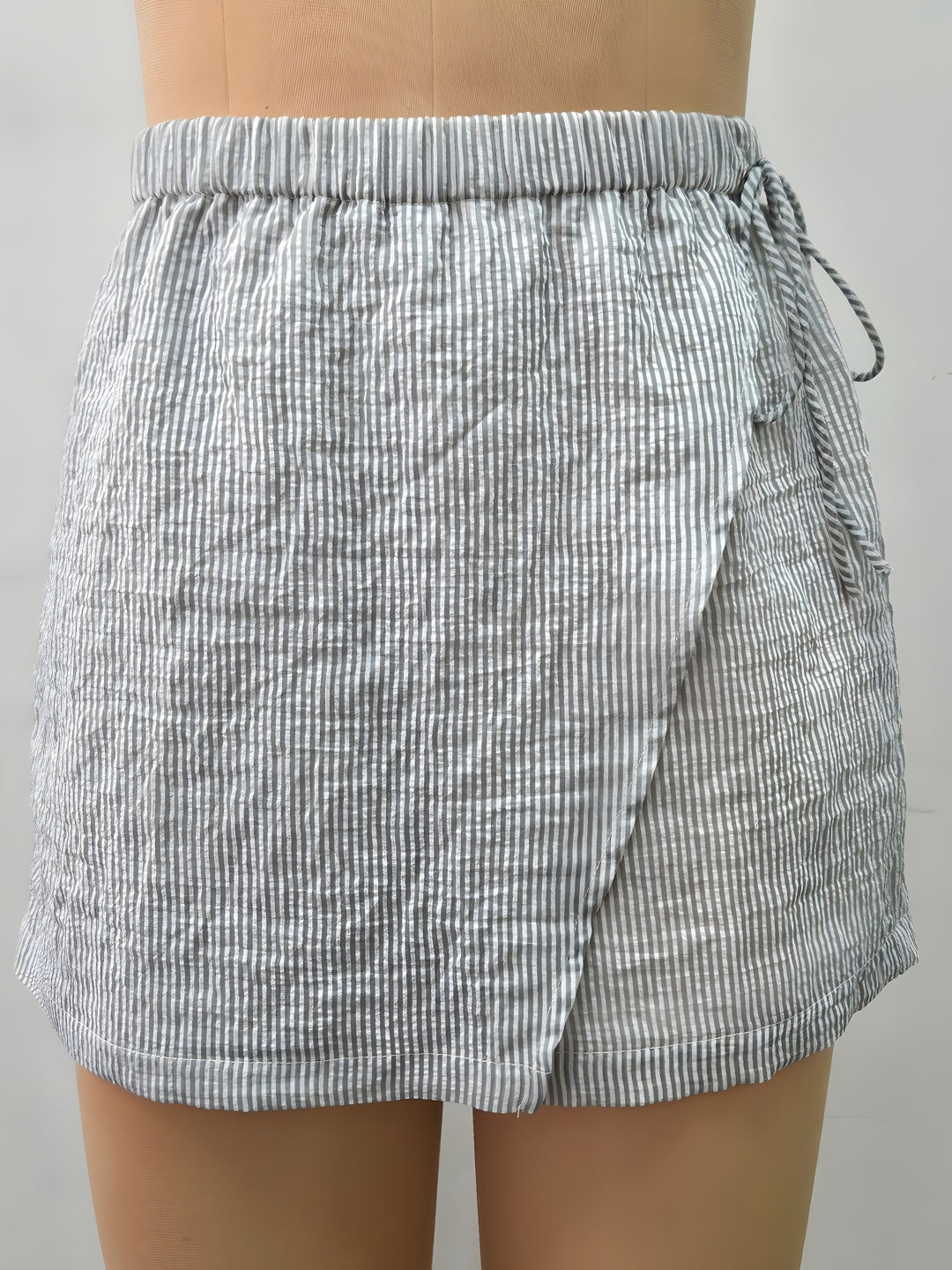 Grey Printed Skorts
