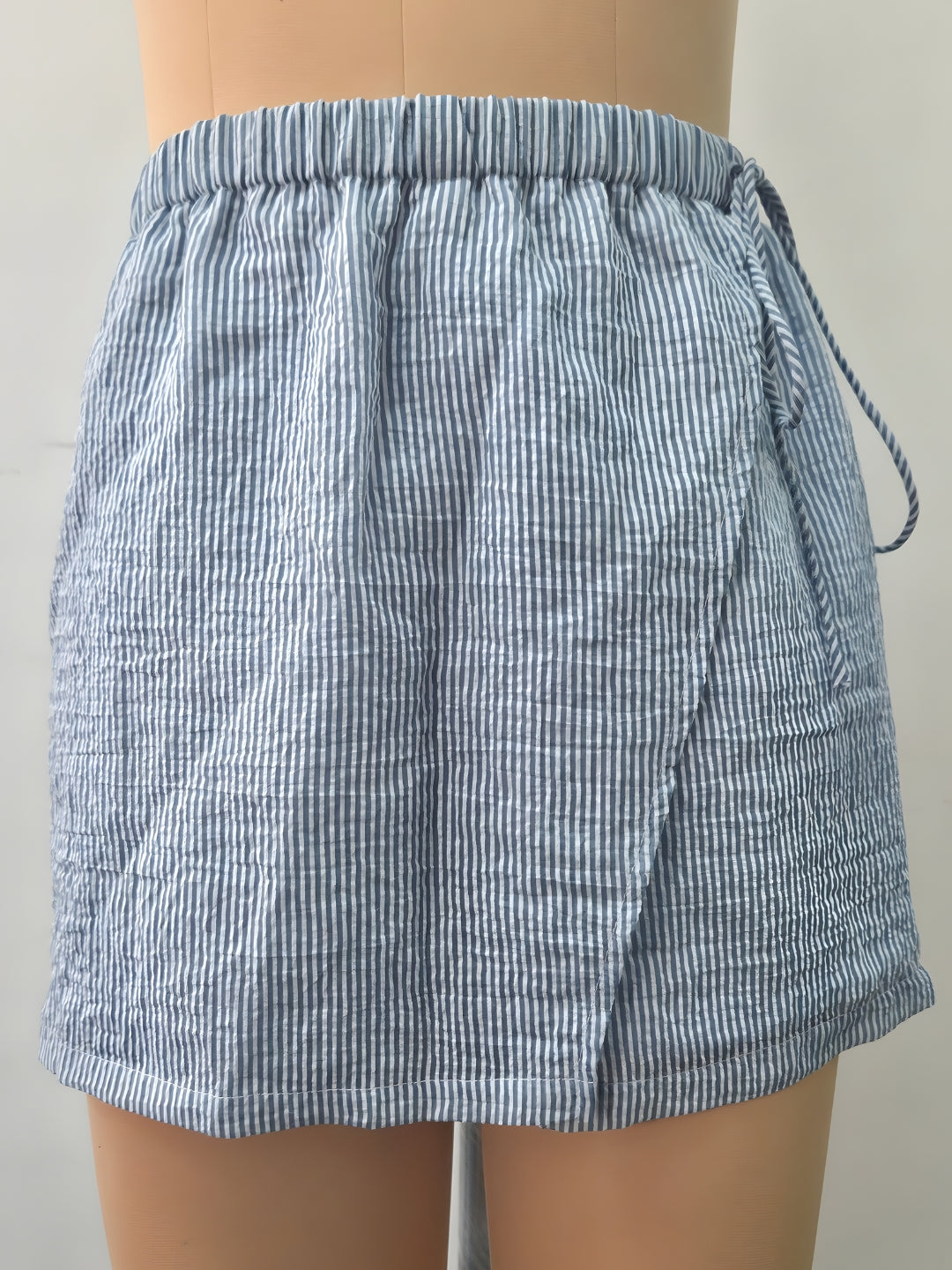 Blue Printed Skorts