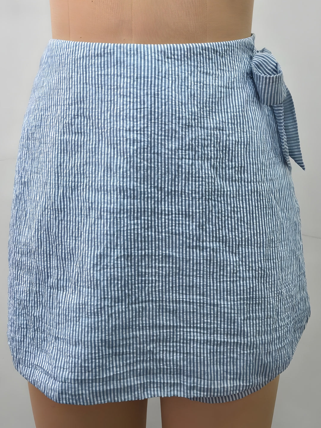 Blue Printed Skorts