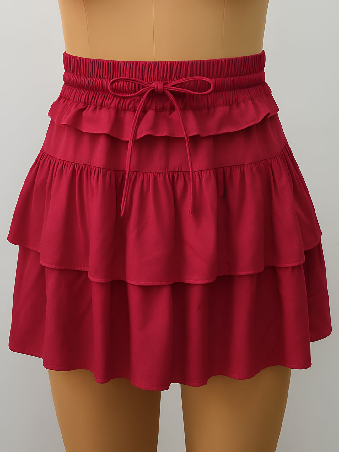 Maroon Printed Skirts