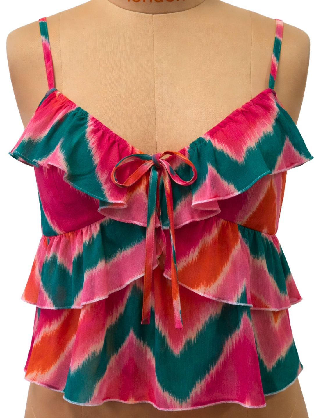 Multi Zig Zag Shoulder Straps Tops