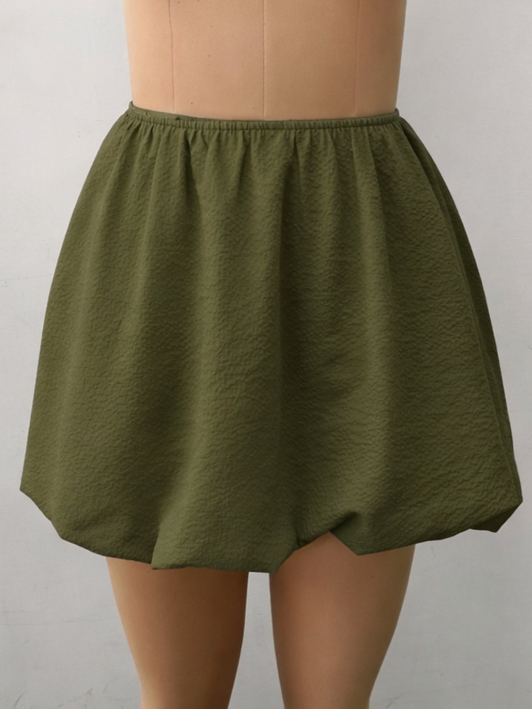 Olive Solid Skirts