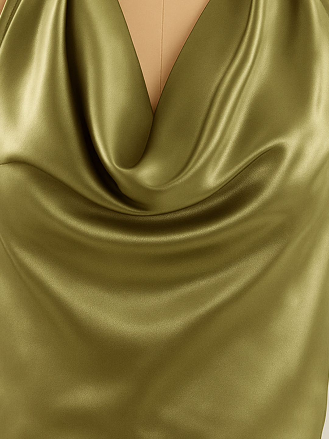 Green Solid Sleeveless Top